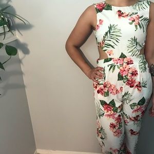 U2B Small Tropical Floral Jumpsuit